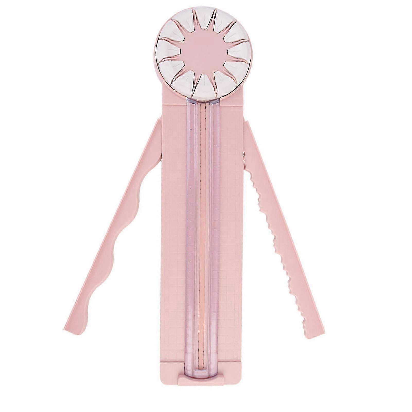 12-in-1 Rotating Paper Cutter for Scrapbooking, Cards, Crafts with Straight/Wavy Blades