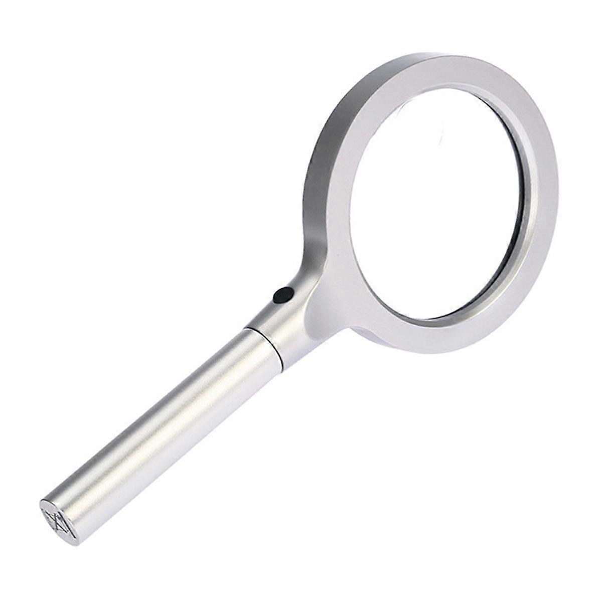 Magnifying glass magnifying glass for reading for the elderly 10x hand illumination with LED lights STOL