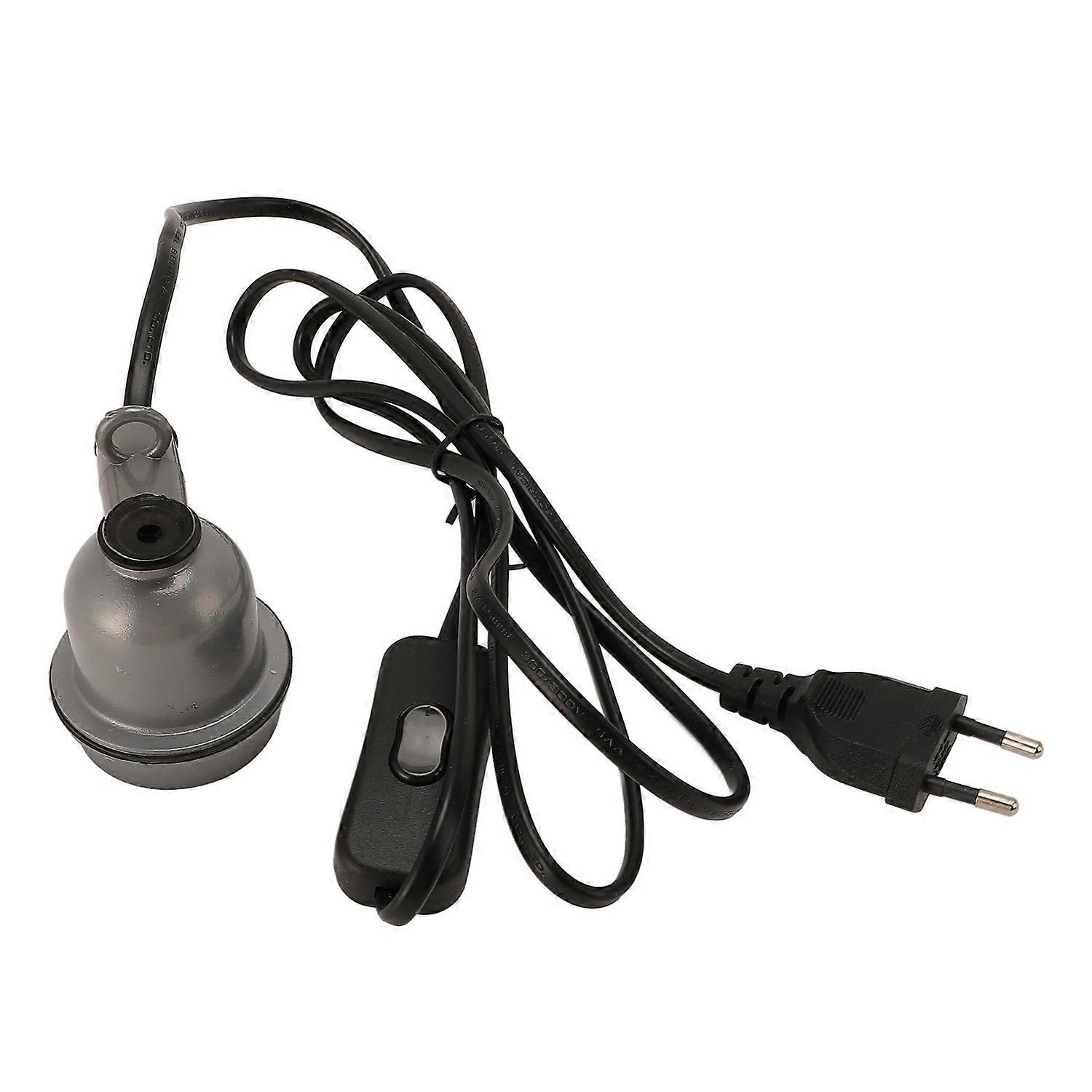 Reptile Heat Lamp Switch with Power Cord and Lamp Holder for Brooder Heat Lamp Accessories