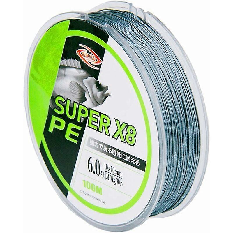 Braided Fishing Line, Gradient Stealth Color for Invisibility Underwater, High Sensitivity for Immediate Bite Detection, Abrasion Resistance for