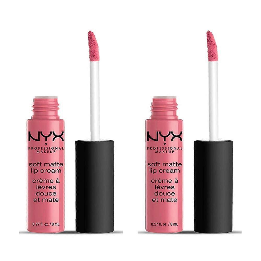 2 x NYX Soft Matte Lip Cream 8ml - Milan
