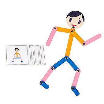 Montessori Human Imagination Training Development Learning Toy Removable Limb