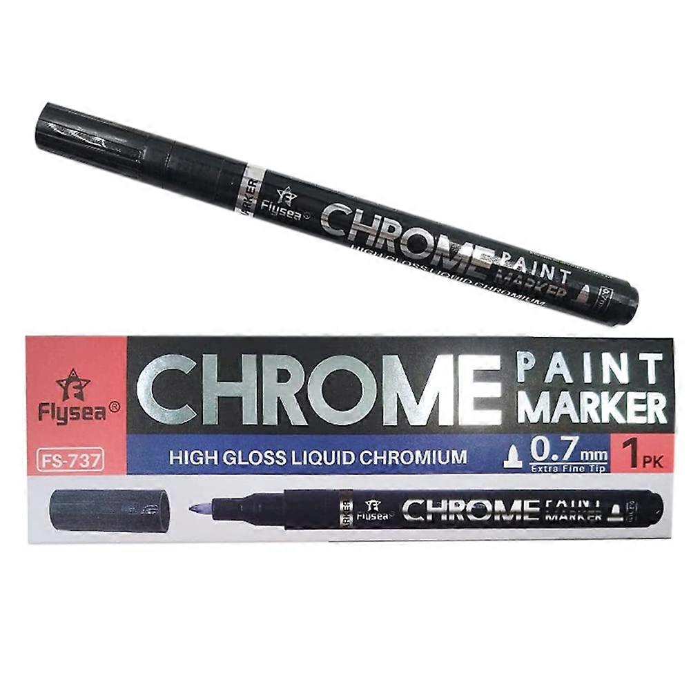 Silver Mirror Marker, Liquid Mirror Chrome Marker Watercolor (0.7mm)