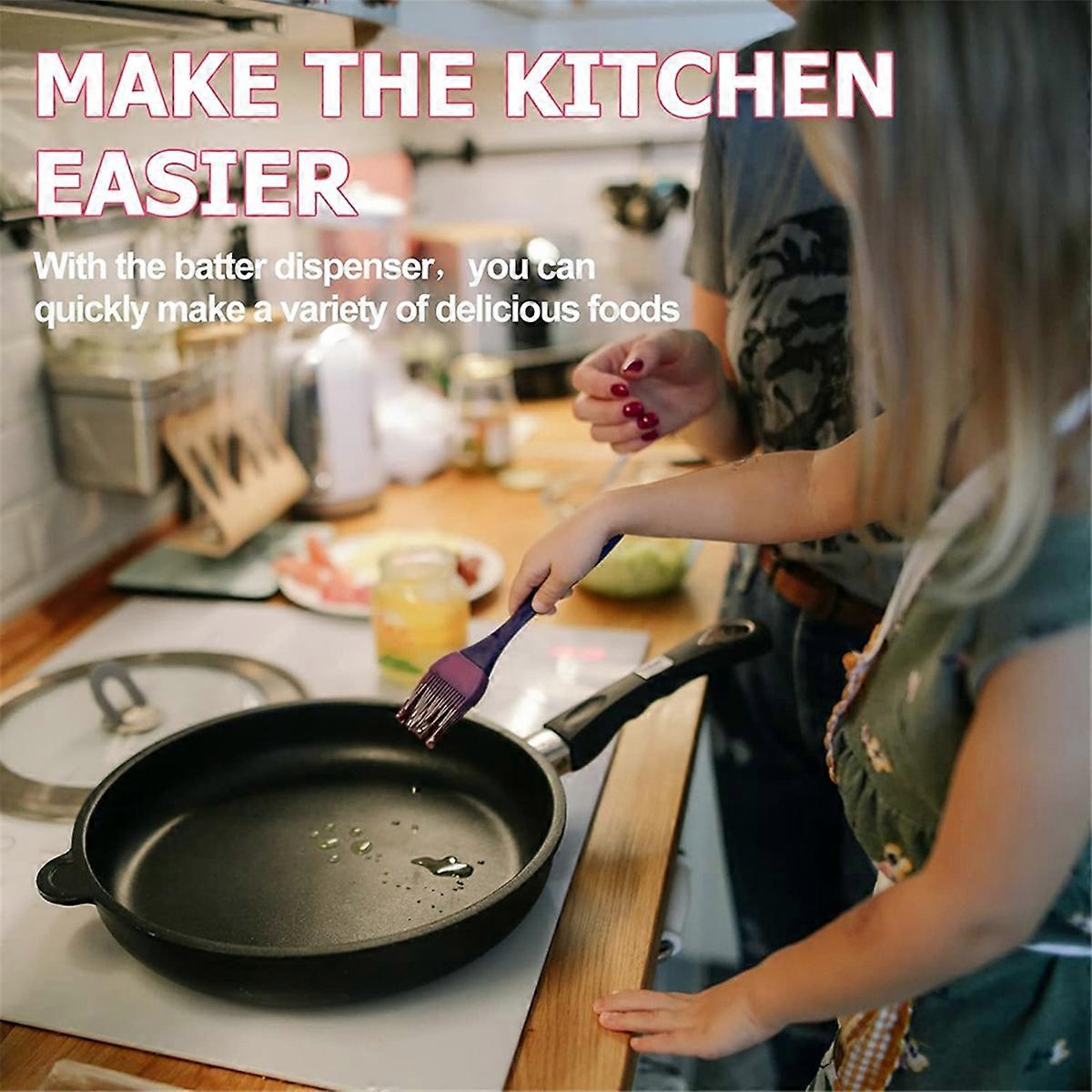 Pancake Batter Dispenser Multi- Funnel Dispenser