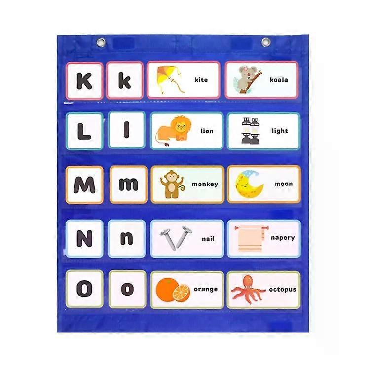 Whiteboard Magnet Hanging Bag-Blue Teaching Supplies by Blue