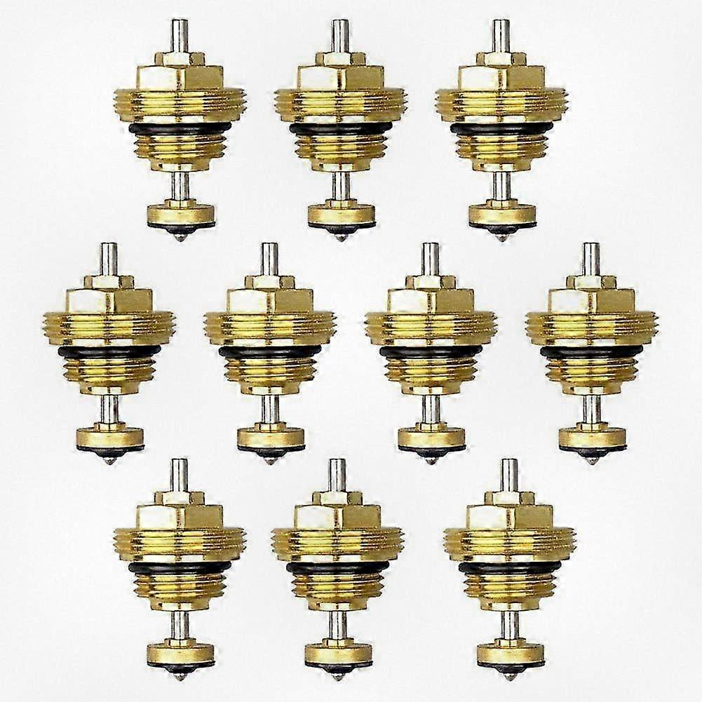 Underfloor Heating Manifold, Set of 6 Return Pin Valve Insert M30 X 1.5, Thermostatic Valve Insert