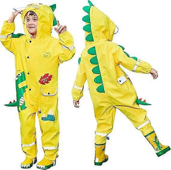 Enfants Puddle Suits Garçons Filles Tout en un imperméable à capuche Imperméables Unisexe Léger Mignon 3D Motif Imperméables Respirant