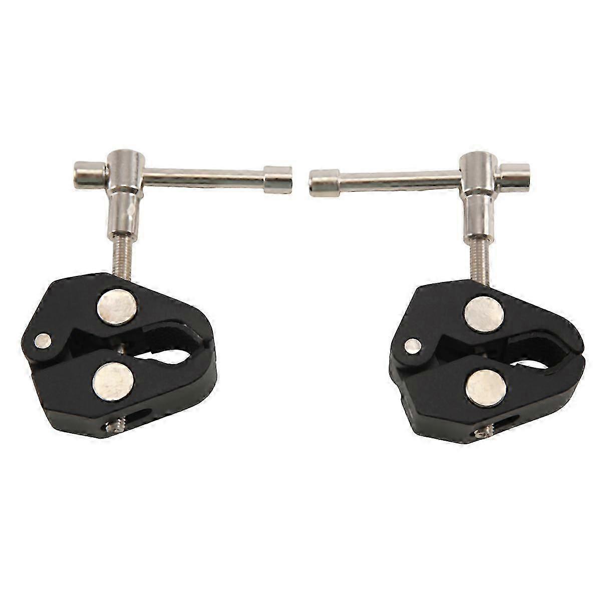 2 Pack for Magic Arm Clamp Crab Pliers Rod Clip with 1/4 3/8 Thread for Camera Monitor Studio LED L