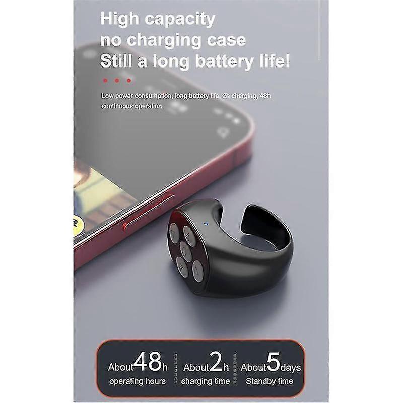 Wireless Bluetooth Remote Controller Button Self-Timer Camera Stick Shutter Release Phone Page Turn