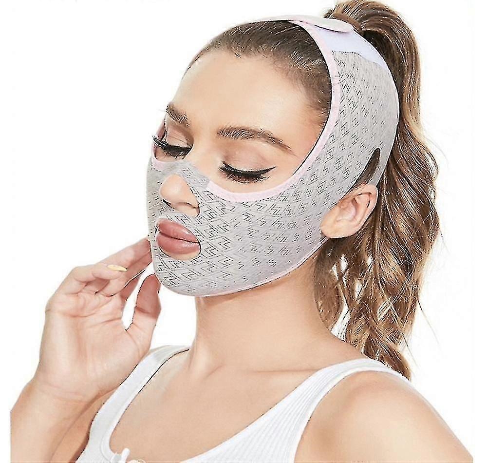 قناع النوم لنحت الوجه الجمالي ، قناع تنحيف الوجه V-line ، حزام الذقن ، حزام شد الوجه ، شد الجلد ، أقنعة تجميل الرقبة