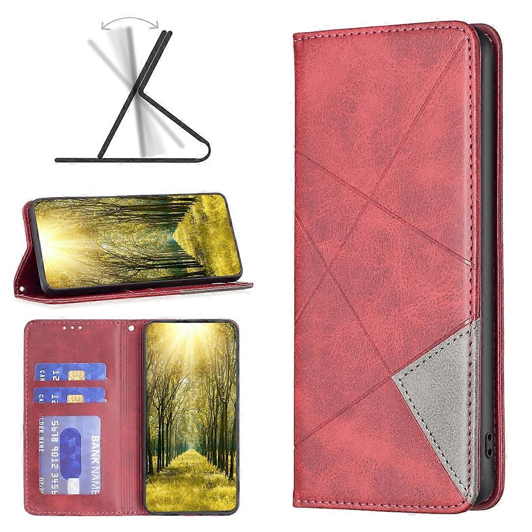 For Infinix Note 11 Pro Rhombus Texture Magnetic Leather Phone Case