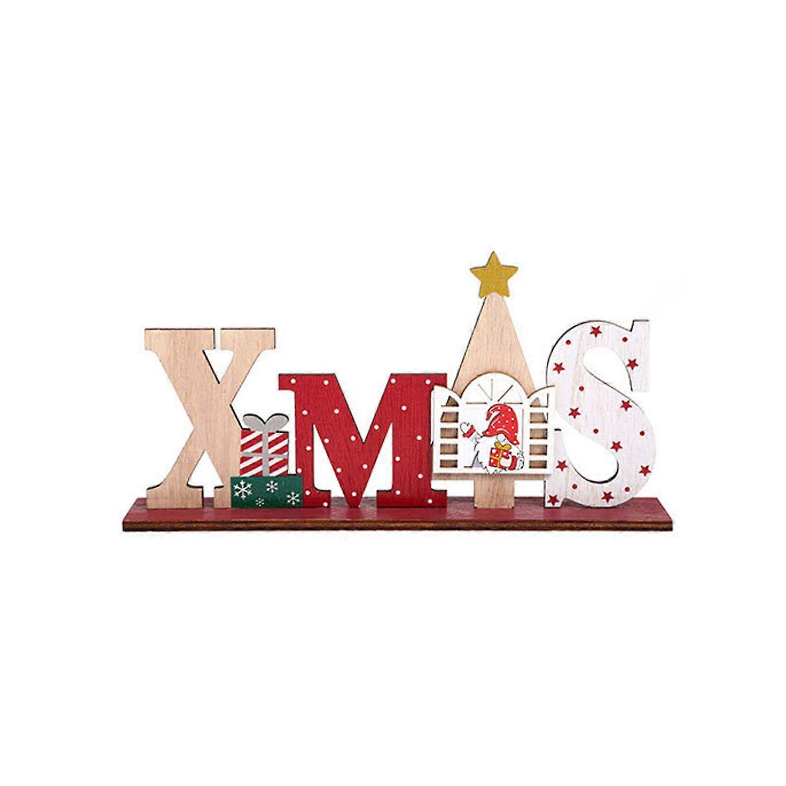 Detachable Table Centerpieces Home Crafts Ornament Christmas Scene Decoration