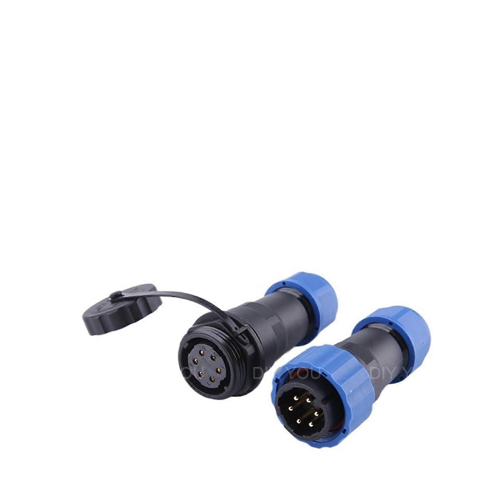SP20 IP68 Docking Type Connector 6-Pin Aviation Socket Industrial Cable Connector Waterproof Specifications
