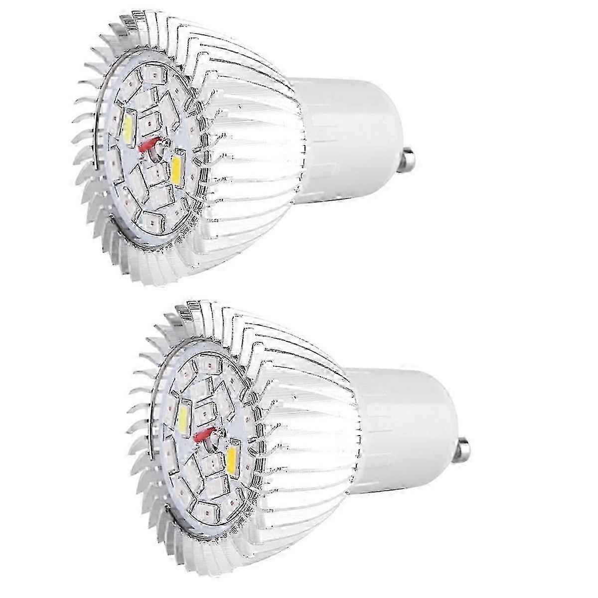 2pcs 28W Full Spectrum LED Grow Light for Hydroponic Plants