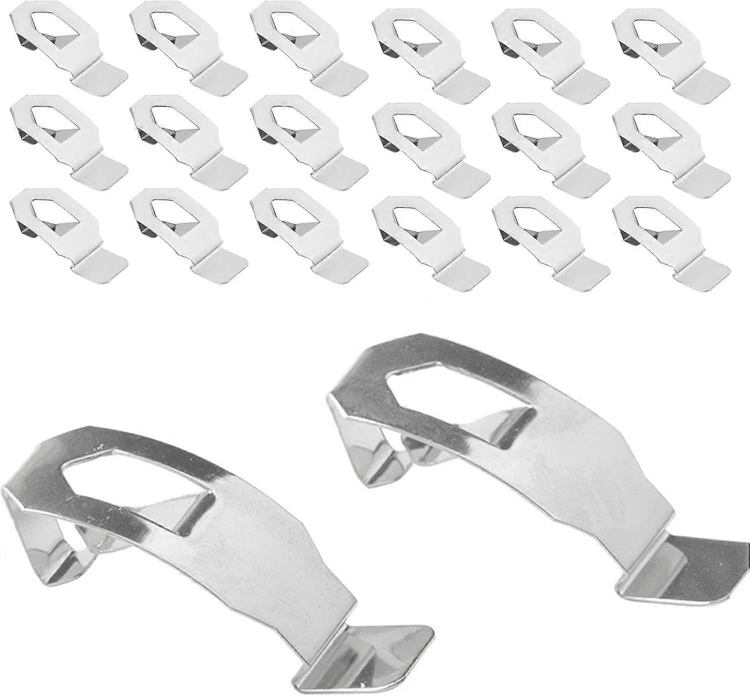 18pcs Photo Frame Clips Picture Hanger Wall Hook Picture Hanger No Drilling Frame Spring Tower Clip Hanging Supplies Artwork Back Plate Hardware Frame
