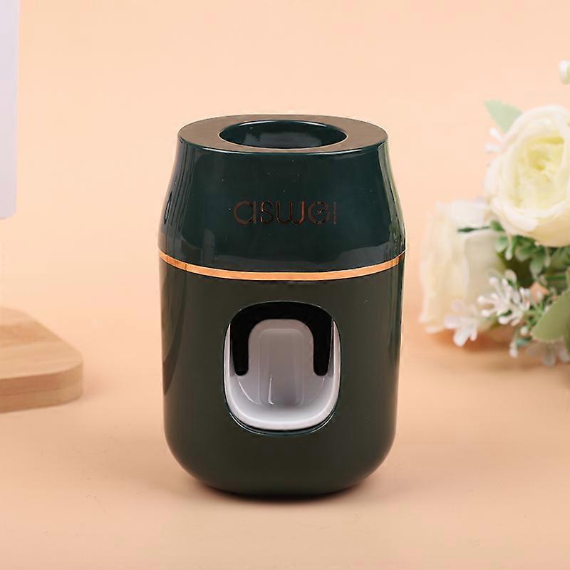 Automatic Toothpaste Dispenser Squeezers Toothpaste Tooth Dust-proof Toothbrush Holder Wall Mount Stand Bathroom Accessories