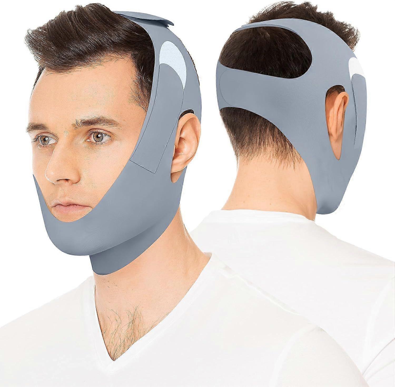 2025 Latest Model  Anti Snore Chin Strap for CPAP Users, Snore Stopper with