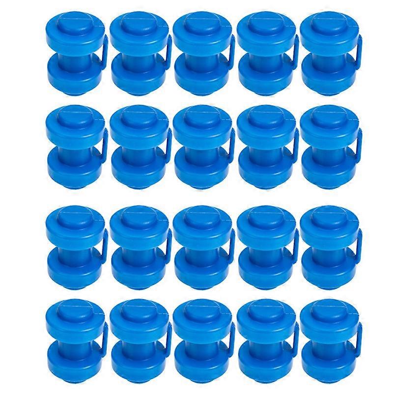 20 Pcs Plastic Case Trampoline Steel Pipe Top Cover