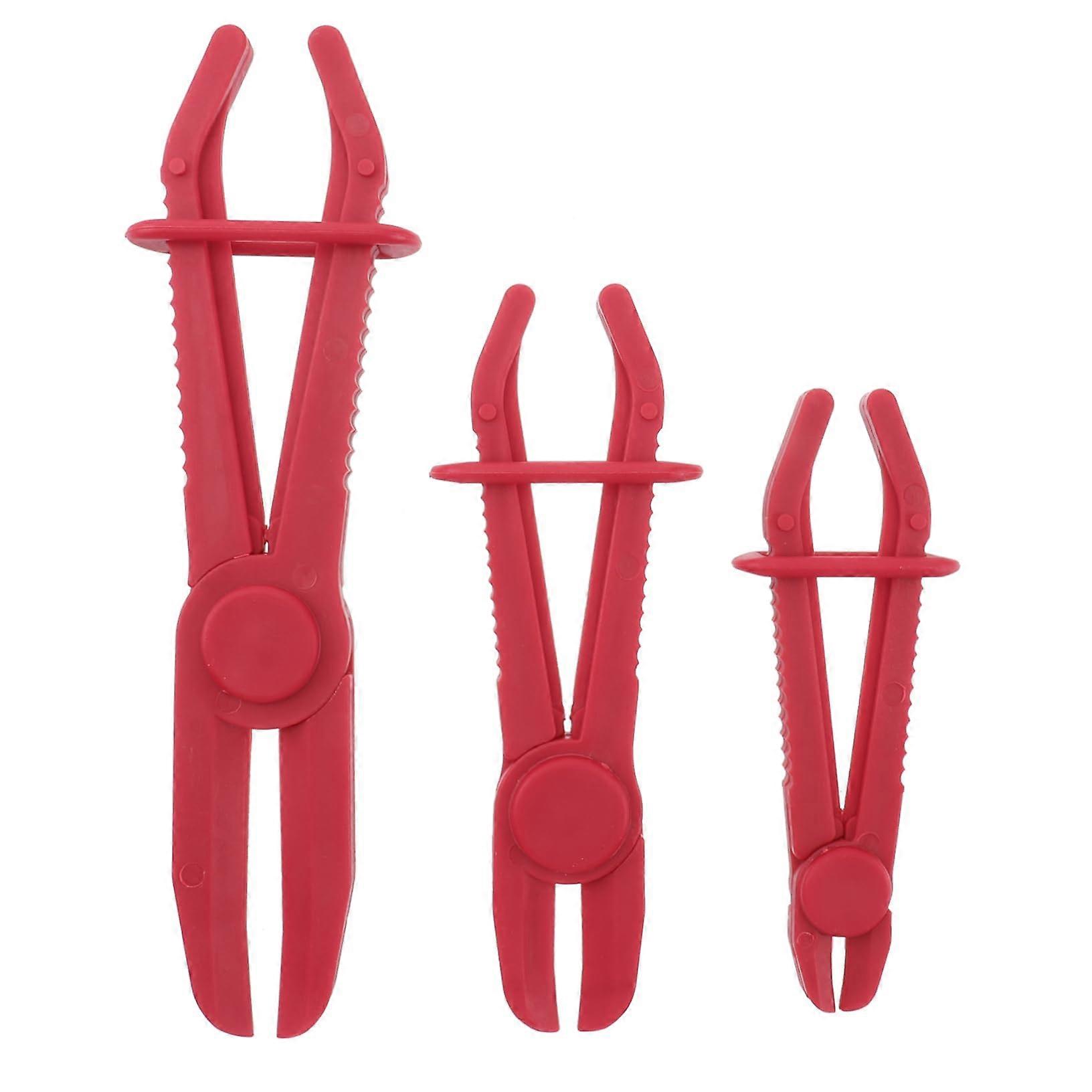 Car Sealing Pliers for Plastic Tubing Shutoff, Oil Pipe Cutting Pliers with Special Arc Design, Random Color Options