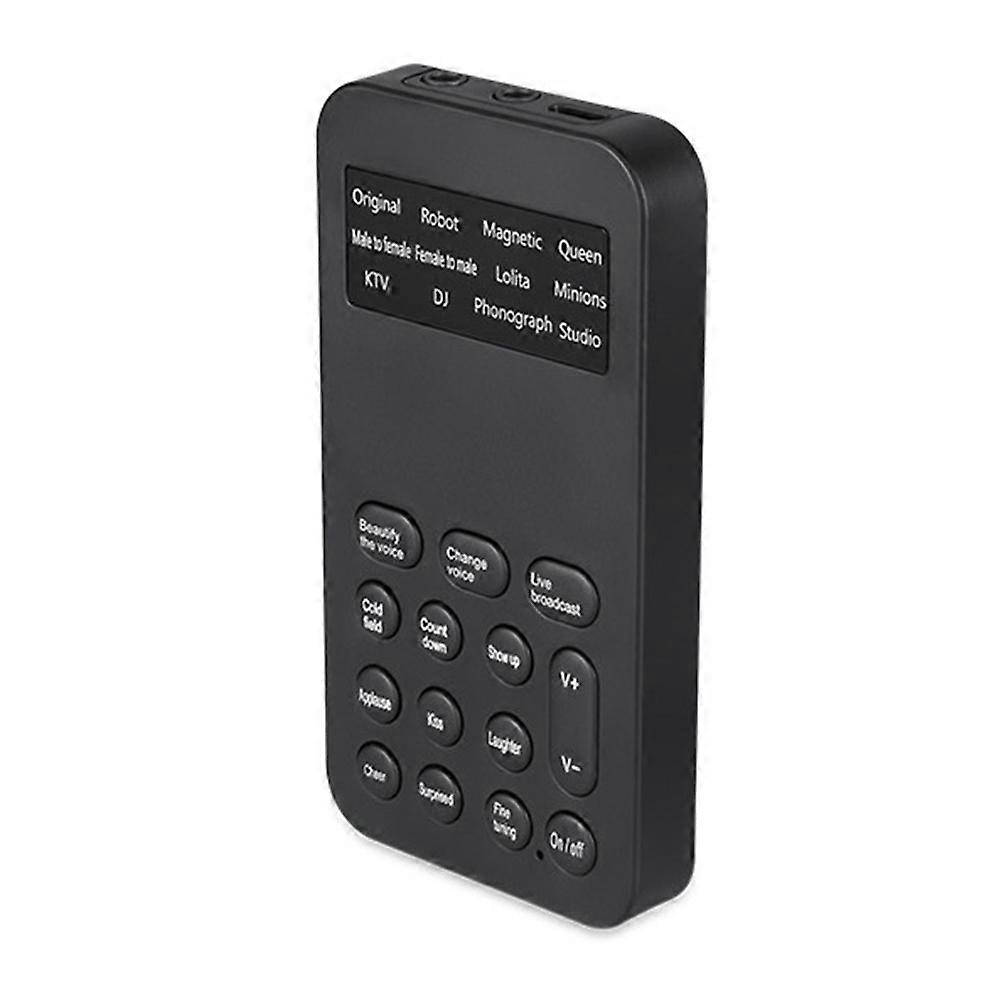 Voice Changer External Mobile Card with Built In Multiple Sound Effects for Computer Smart Phone Tablet