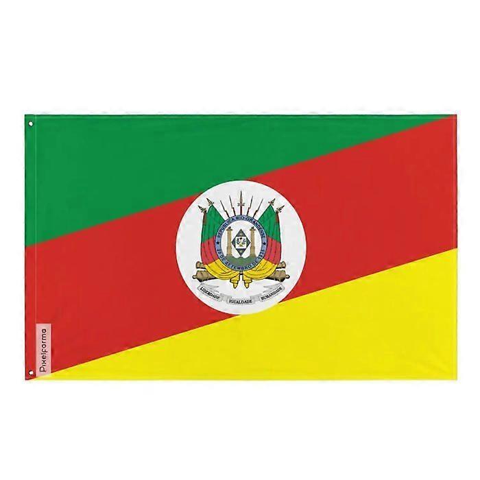 Flag of Rio Grande do Sul – 96 x 144 cm – Polyester – Iron eyelets – Durable