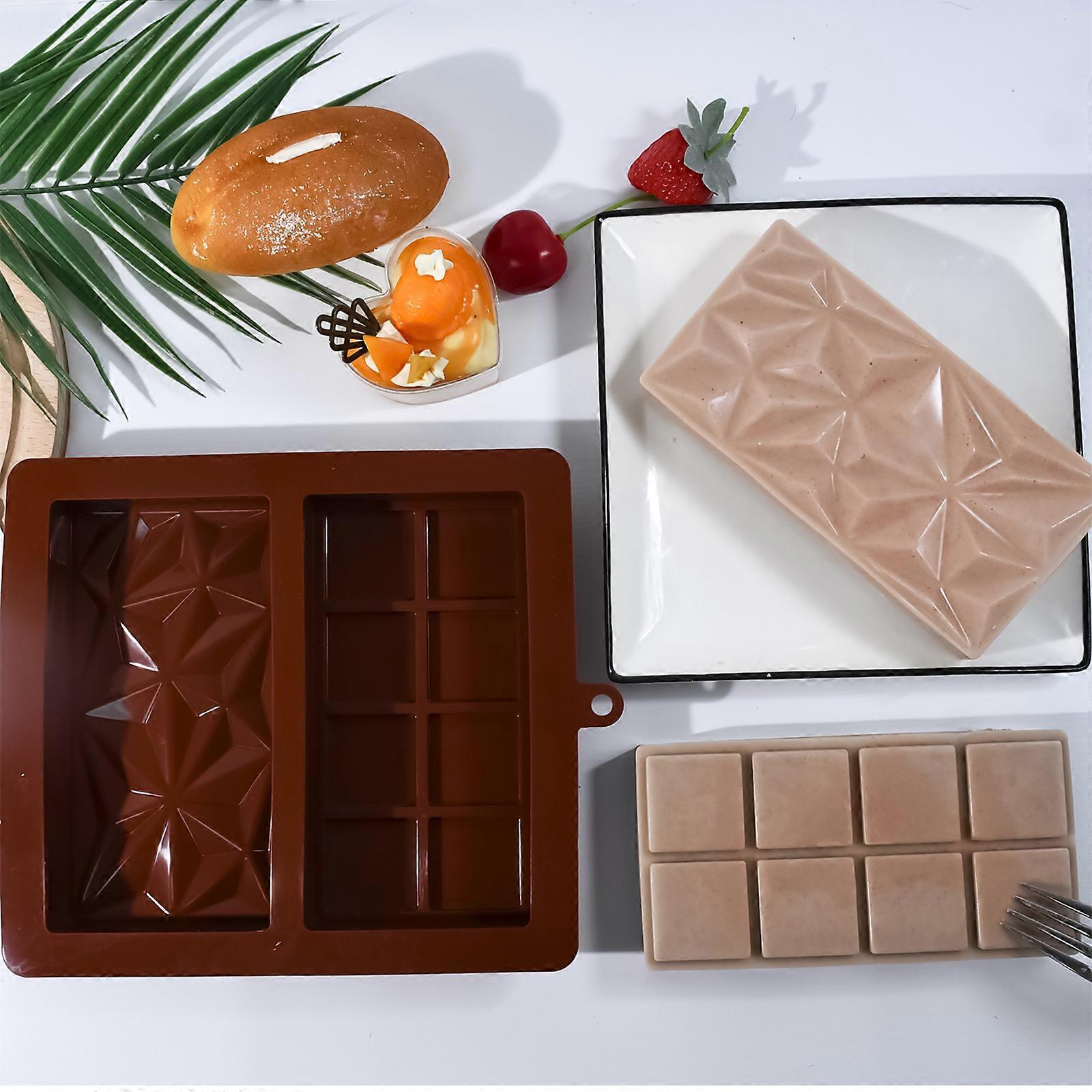 Rectangular Shape Candy Mold Easy Release Silicone Chocolate Molds Baking Accessories Cookie Sugarcraft Molding Tool
