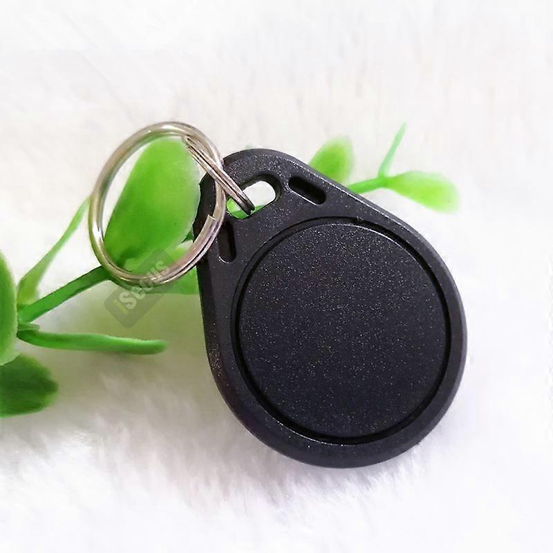 5P 13.56Mhz Mi-fare Keyfob High Frequency MF Keytag Proximity Card S50 Classic 1K Smart Tag NFC RFID (Options 5P Black)