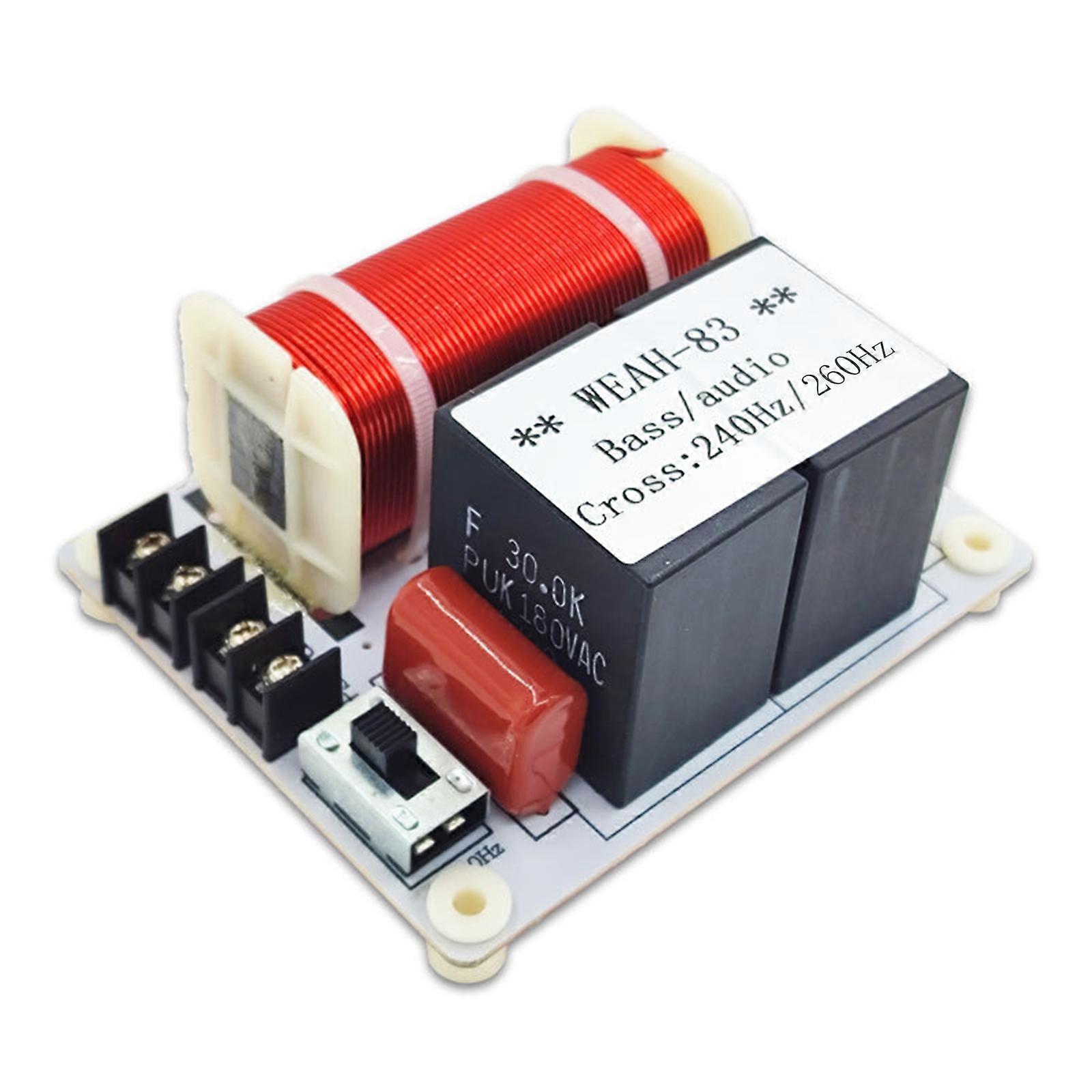 WEAH-83 400W Adjustable Pure Bass Frequency Divider Distributor Speaker Audio Crossover Filters