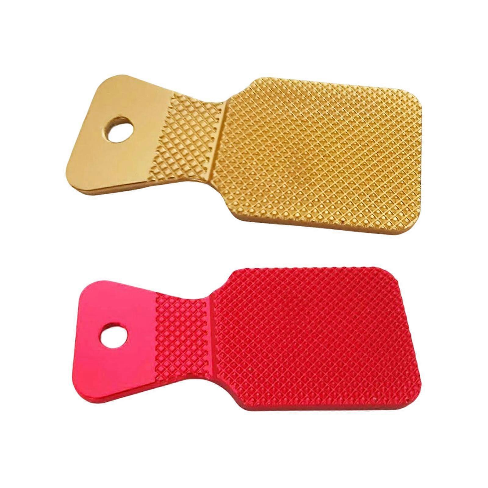 2 Pieces Snooker Pool Cue Tip Scuffer Polished Device Durable for Billiard