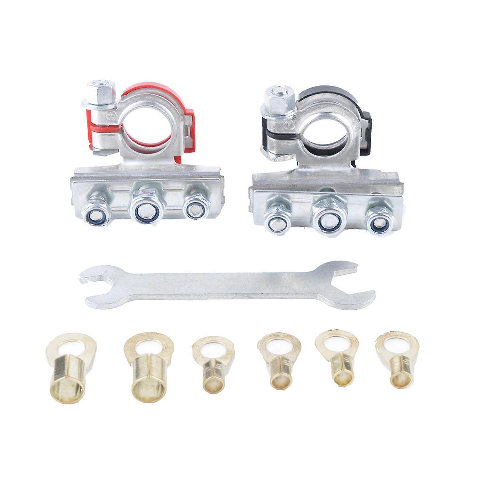 Battery Terminal Clamp Positive&Negative Kit Poles Clip Car Caravans Motorhome Quick Release Battery Terminal