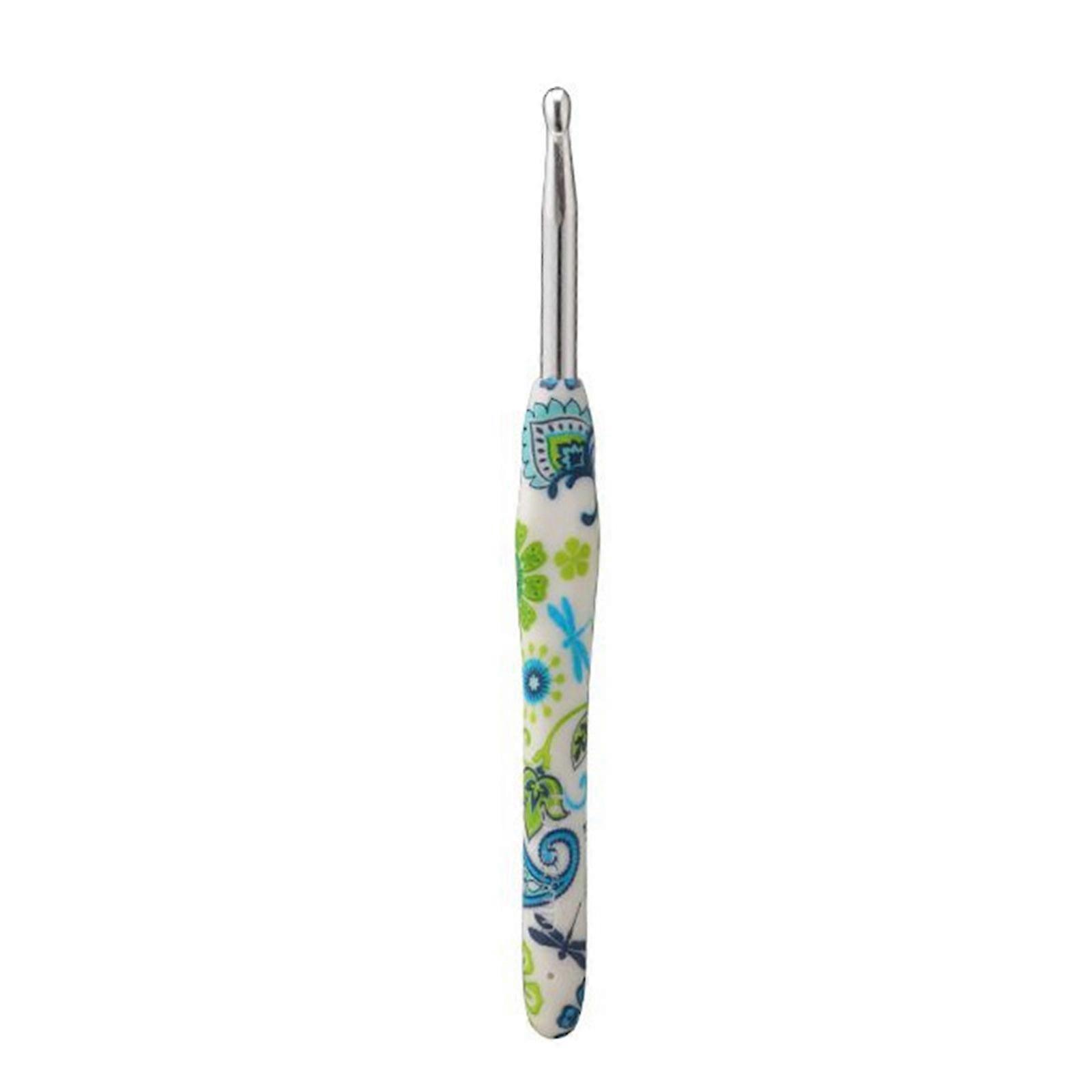 Lightweight Crochet Hook with Soft-Grip Handle Aluminum Head Professional Knitting Crochet Hooks Multiple Sizes B 5.5mm
