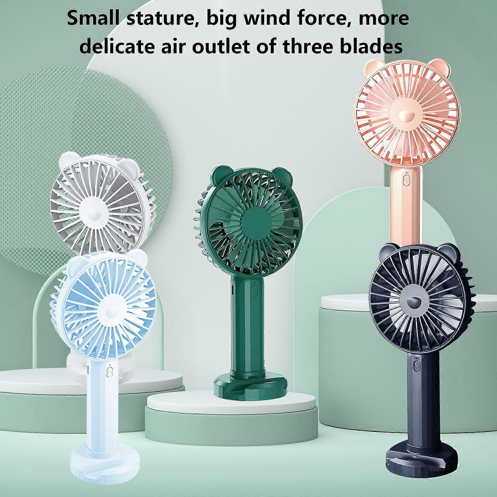 Summer Portable Mini Fan 3 Speed Adjustable Fans Usb Rechargeable Handheld Fan