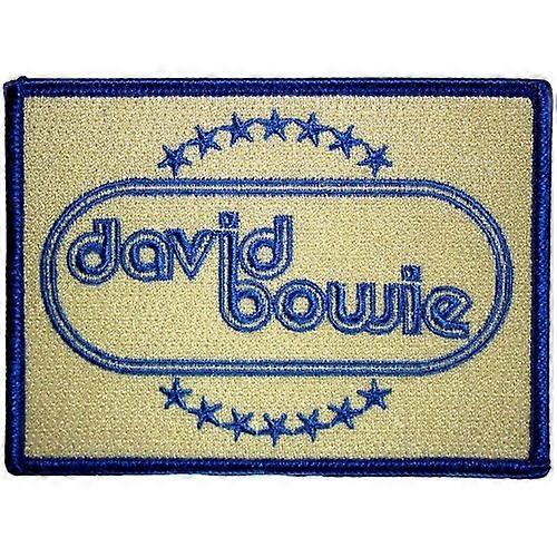 David Bowie Oval Iron On Patch