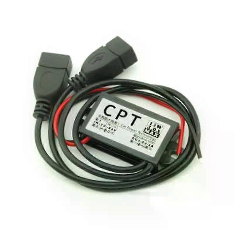 Direct Current Converter 12V To 5V 3A Single/Double USB To Auto Power Regulator Voltage Step Down Bucking Power Adapter
