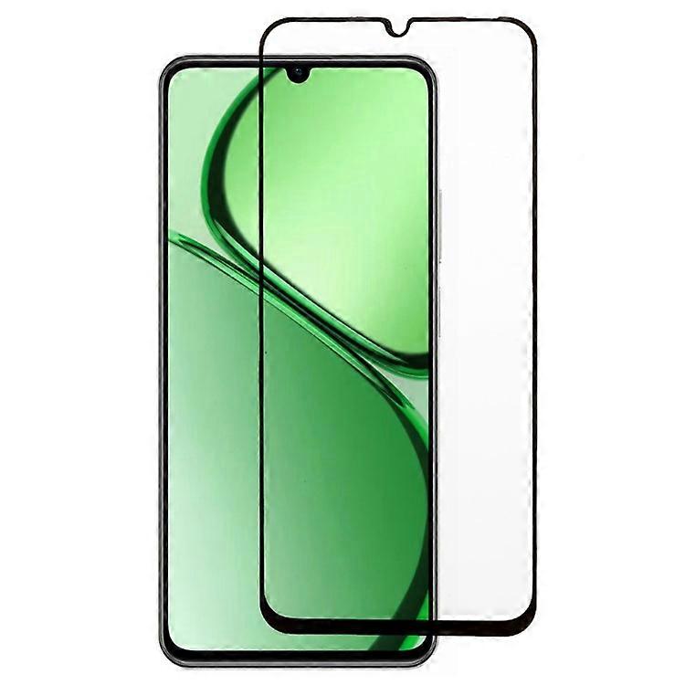 Compatible For Realme C63 4G Tempered Glass Full Screen Protector Full Glue Silk Printing