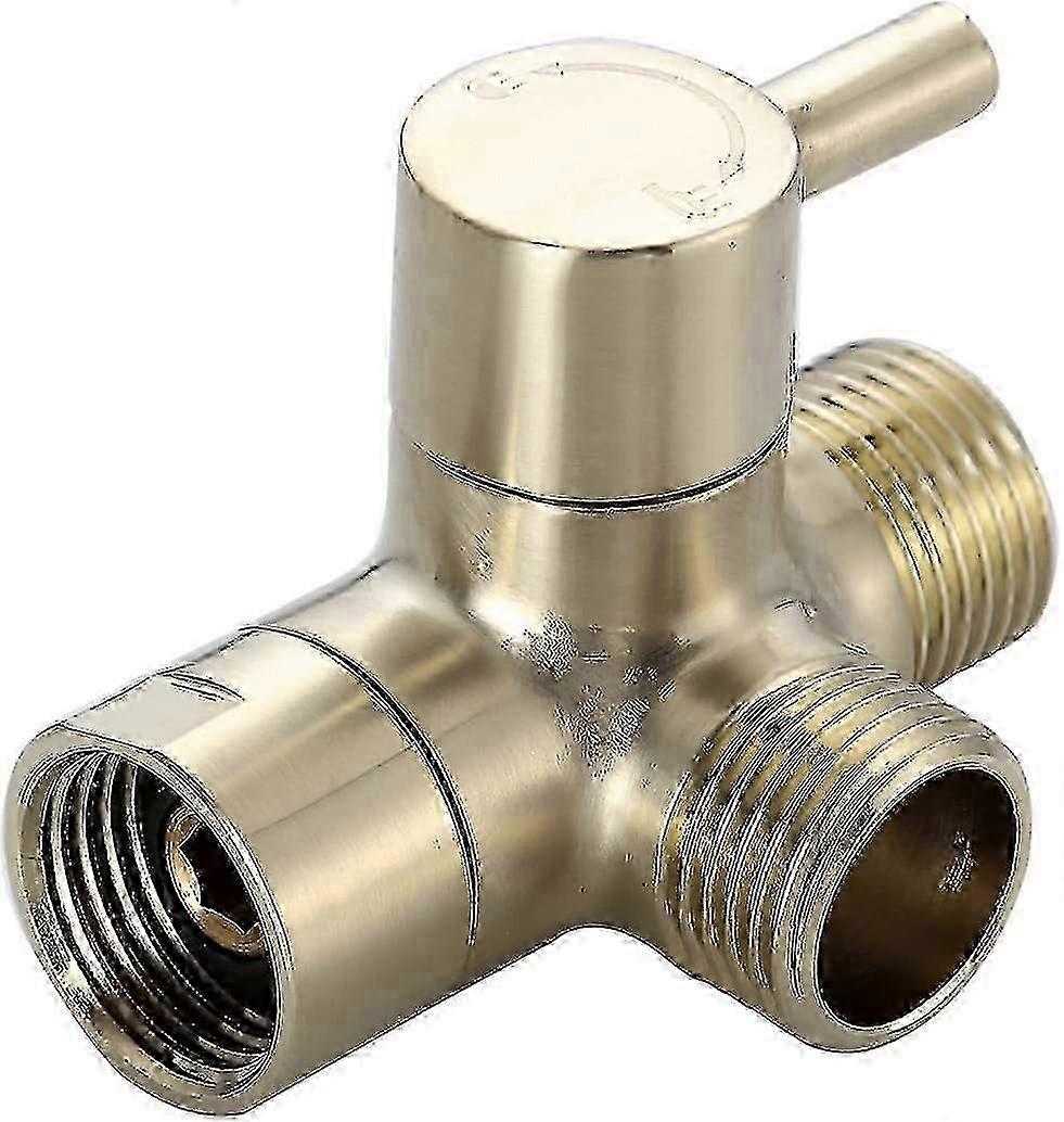 New Models Shower Arm Diverter Valve, 3 Way Shower Splitter, G1/2 Diverter for Hand Held Shower Heads and Fixed Sprayers, Bathroom Universal