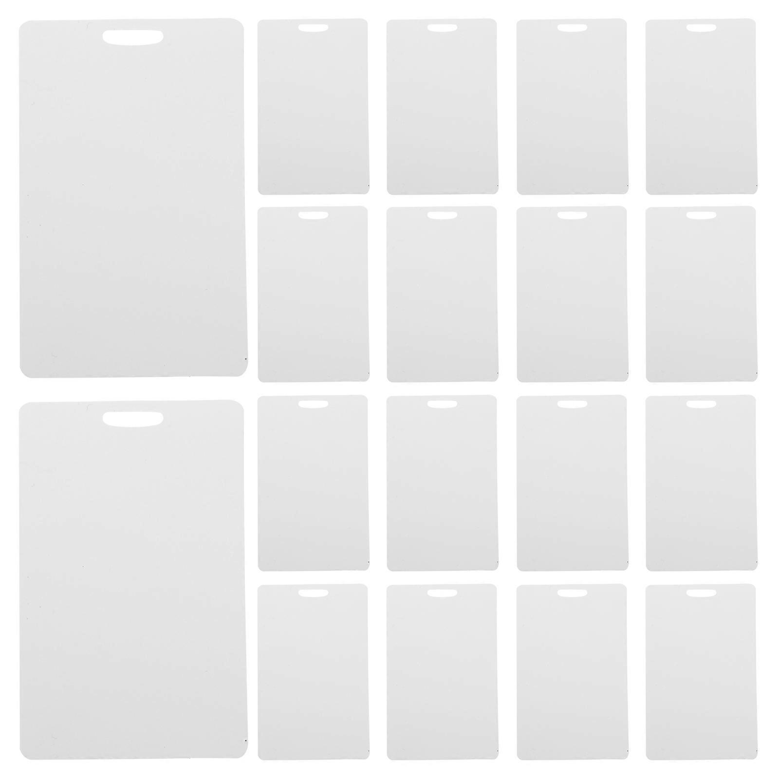 Blank Plastic Tag Diy Use Printable And Paintable Name Label Festival Cards Ink Leaking-Proof 100Pcs
