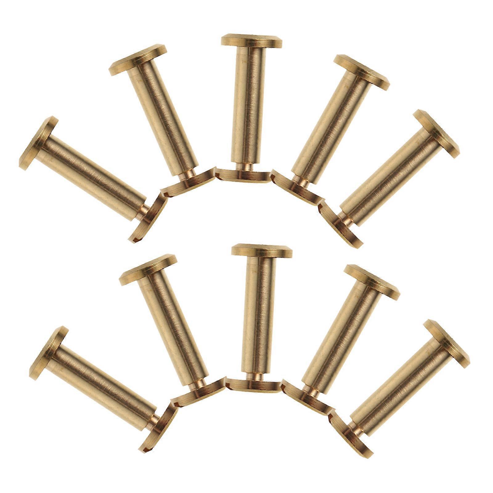 Scrapbook Extender Post Elegant Design Binding Screws For Document Organization 1.80X1.30X1.30CM 10Pcs
