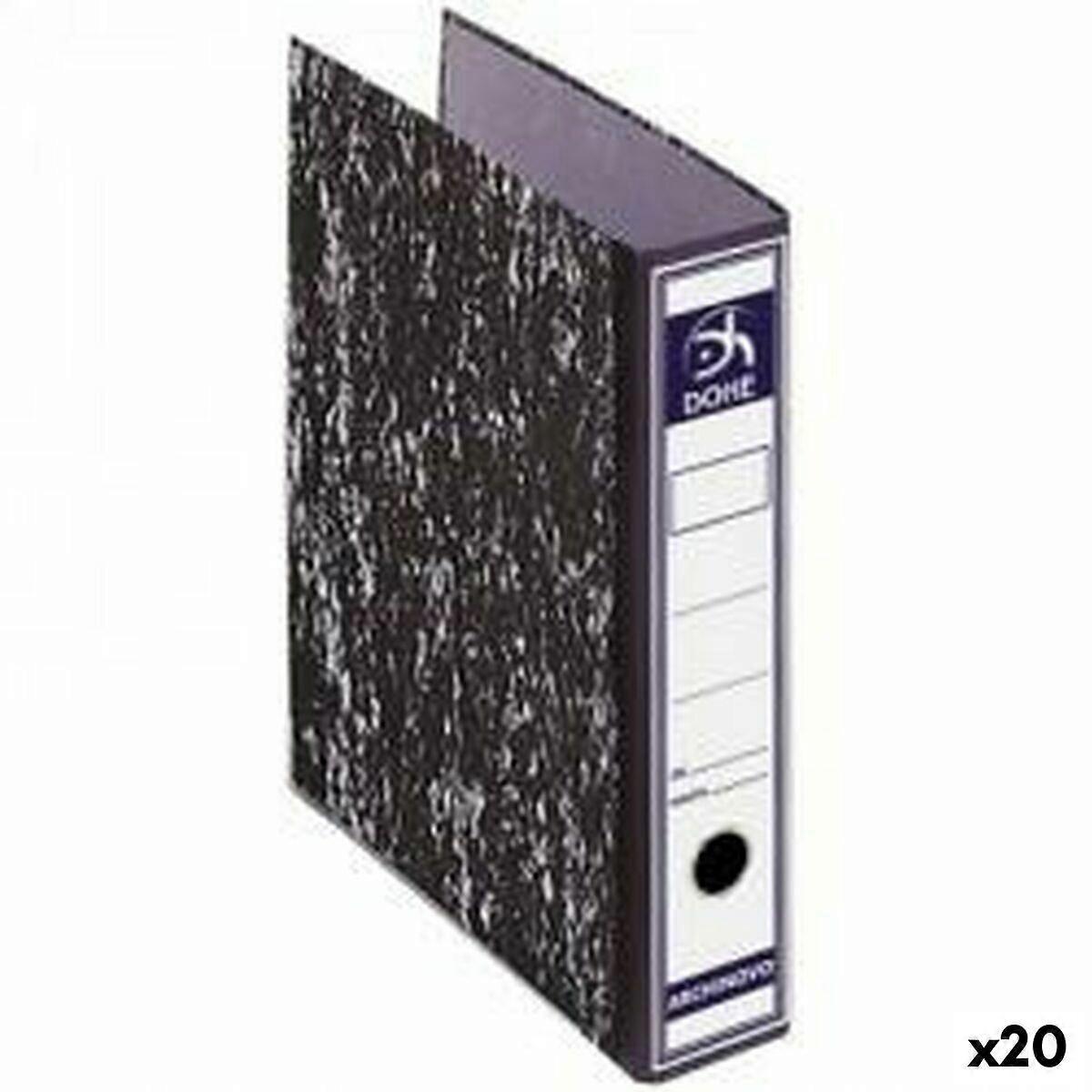 Lever Arch File DOHE Black 28,7 x 35 x 7,5 cm (20 Units)