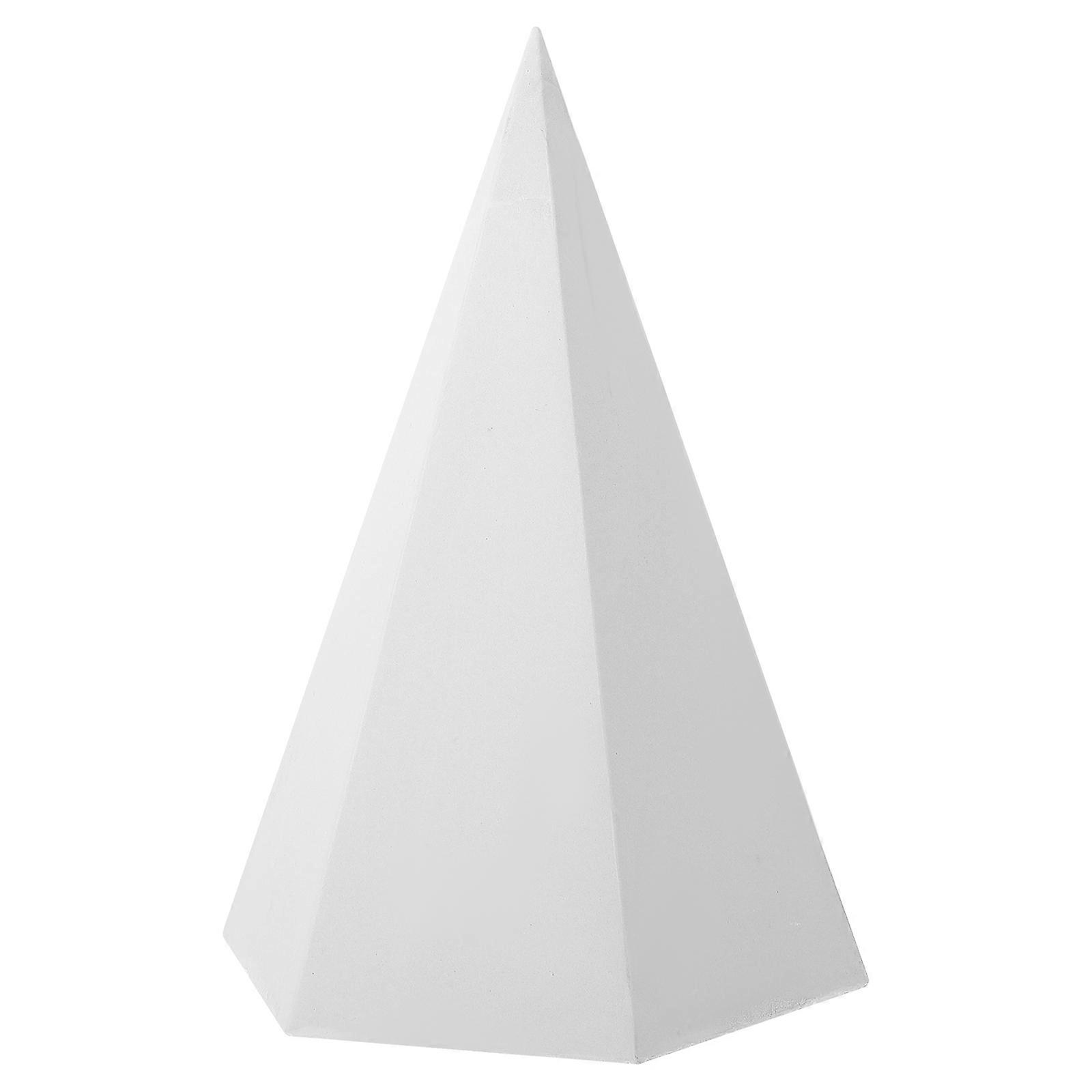 Geometrical Sculpture Model for Drawing Practice – Smooth Surface Sketch Statue for Art Students, Creative Desktop Ornament for Visual Art Enhancement
