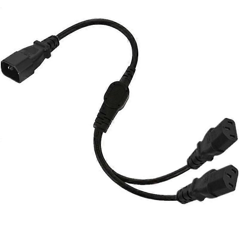 50cm UPS Server C14 to Multiple C13 Extension Cable Power Cord Splitter Wire Edition 0621