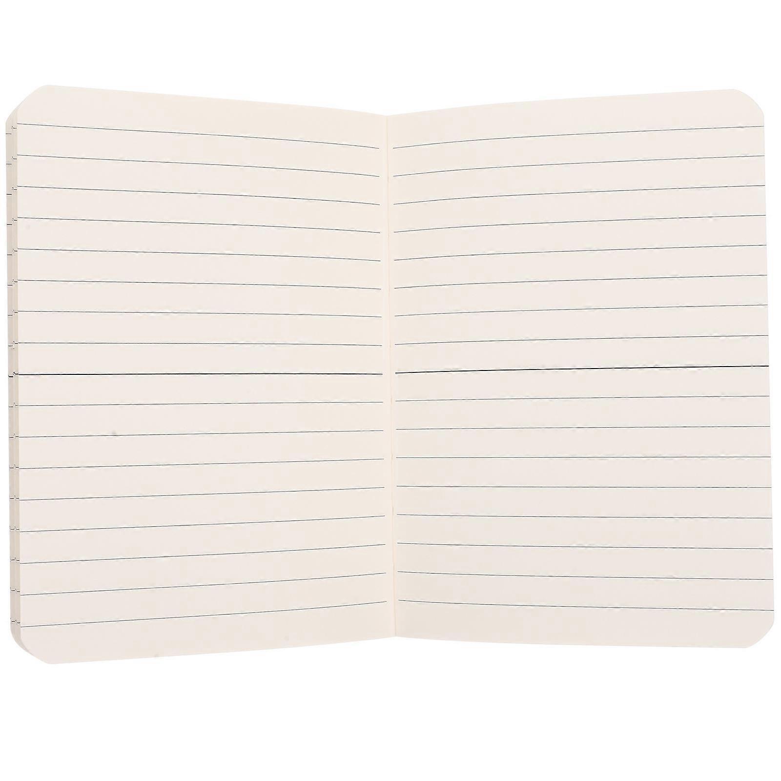 Refillable Journal Notebook Replacement Bound Papers White Scheduling 14.80x10.50x1.20cm 1 Book