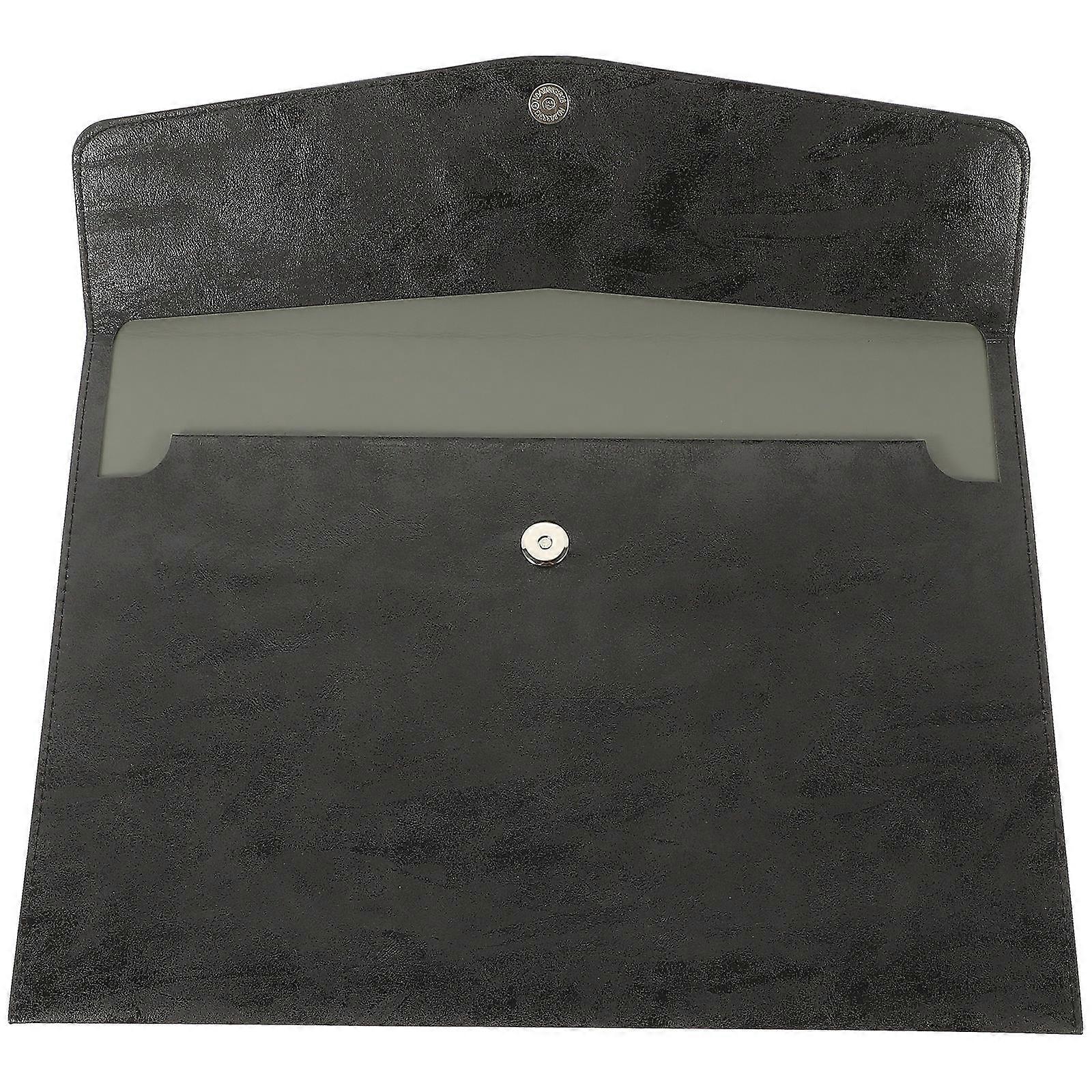 Business Folder Organizer Snap Closure Document Holder For Business Users Rectangular Shape File Organization 1Set