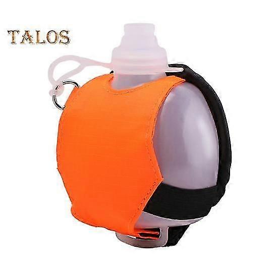 200ML Running Water Bottle Adjustable Wrist Fluorescent Color Safe Nighttime Running Silicone Seal Sport Bottle