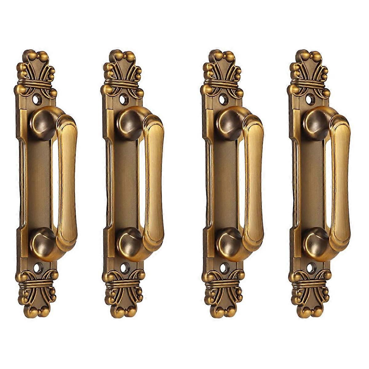 2Pcs European Style Door Handle,Door Pull Handle, Metal