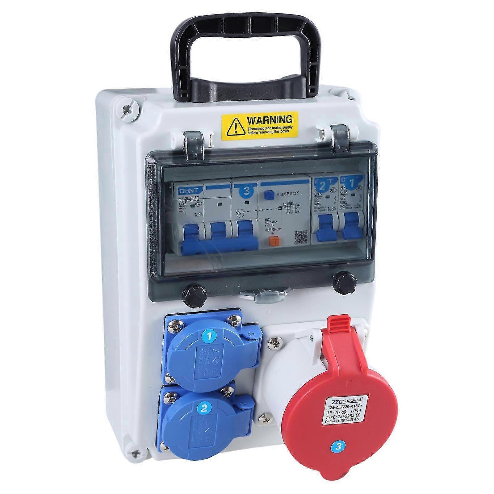 Portable Switches Socket Box Wall Power Distributor With Socket Outdoor Industrial Socket Box Waterproof Switches Socket Box