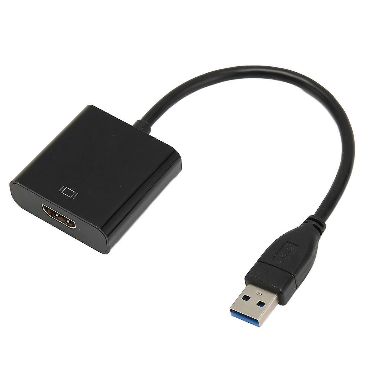 USB to HD Multimedia Interface Adapter 5Gbps USB 3.0 to HD Multimedia Interface o Video Converter for Computer TV
