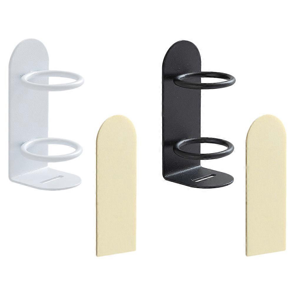 Wall Mounted Electric Toothbrush Holder Rack 2pcs Simple Storage Organizer for Stylish Bathrooms, Fits Various Toothbrushes, Easy Access and Neat