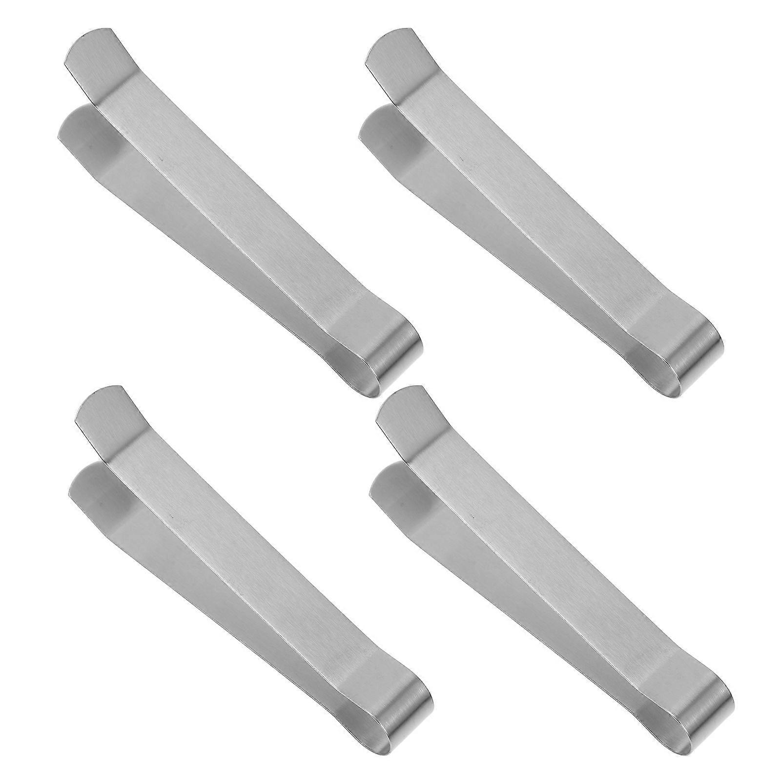 Lot de 4 extincteurs à bougie pratiques avec pince à mèche en métal