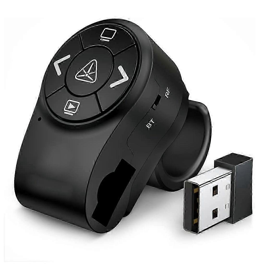 Wireless Bluetooth Presenter, RF 2.4GHz Clicker for PowerPoint Slides